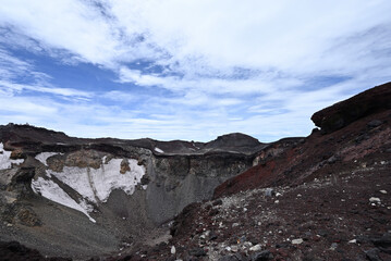 Climbing Mount Fuji, Shizuoka, Yamanashi, Japan