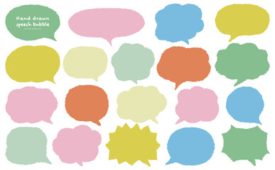 手描き風で使いやすい吹き出し集