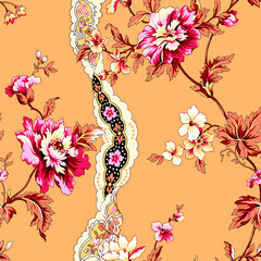floral background with flowers