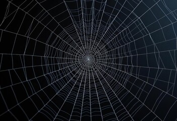 Intricate web of fine lines, matte black plastic surface,  resin,  abstract