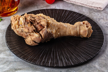 Steamed turkey leg with spices