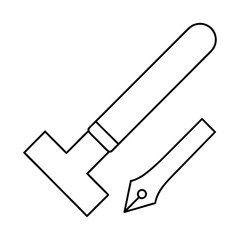 Bold check mark minimalist vector design