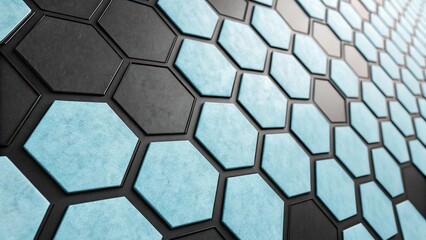 blue mosaic background