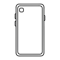 Modern minimalist smartphone frame design with clean lines