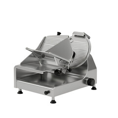 Realistic Photo of a Silver Stainless Steel Slicer Isolated on Transparent Background