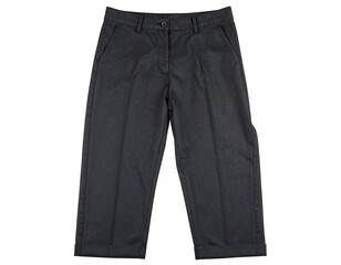 Dark gray cropped pants