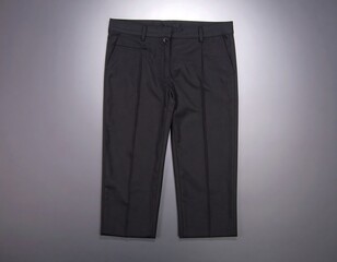 Dark gray pants, casual style