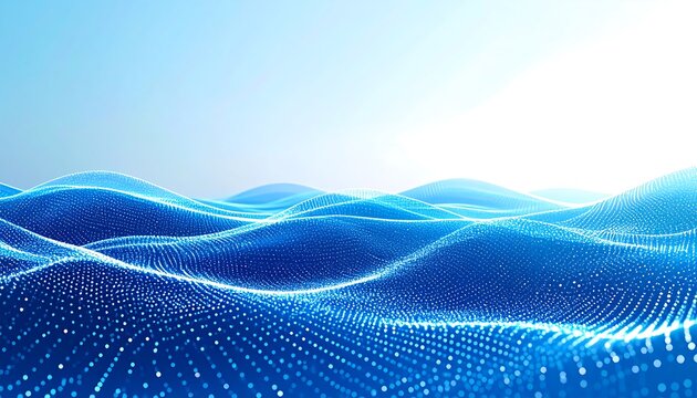 Abstract digital landscape