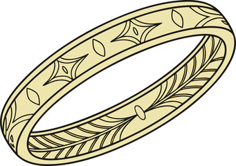 Gold Jewelry Collection. Traditional Gold Jewelry Design. Luxury Gold Jewelry Illustration. Gold Jewelry Set for Women. Antique Style Gold Jewelry Art. Fashion Gold Jewelry Elements. Classic Gold