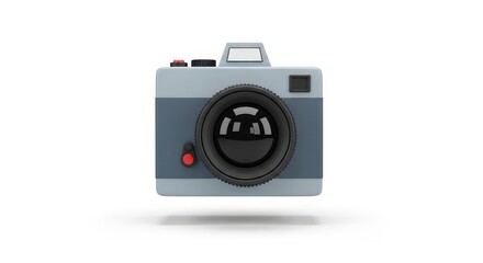 Cartoon Camera Icon 3d Render