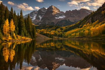 lake in the mountains
