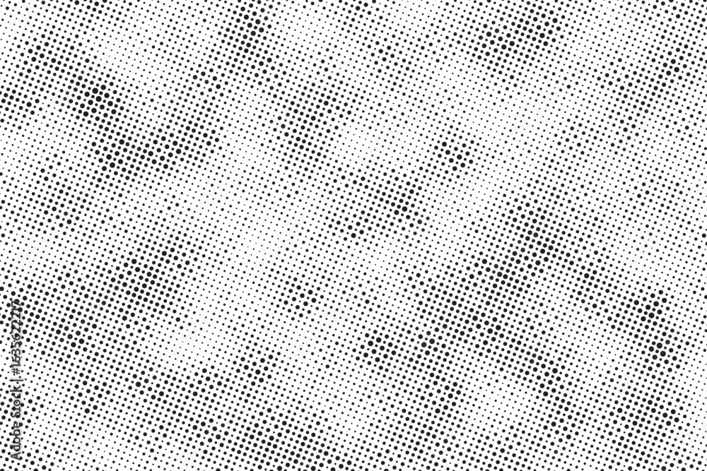 Poster halftone vector background. monochrome halftone pattern. abstract geometric dots background. pop art