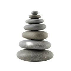 Serene Stacked Stones: A Symbol of Balance and Tranquility