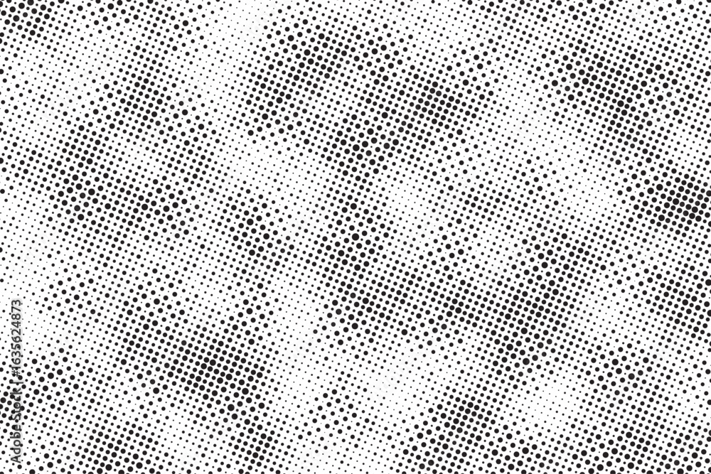 Poster halftone vector background. monochrome halftone pattern. abstract geometric dots background. pop art