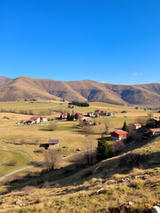 Rural landscape of Albania near Shkoder