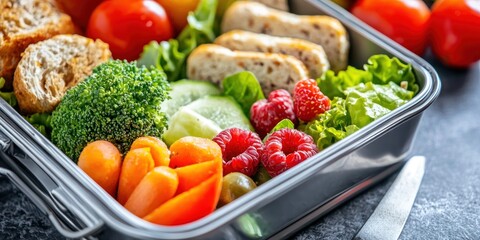 Preparing a lunchbox