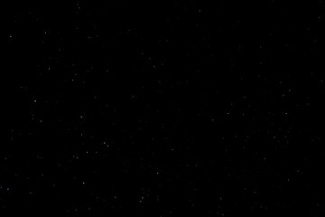 Million of stars in the sky during early phase of moon