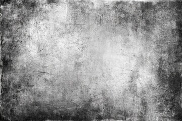 Obraz premium A textured grayscale image, showing various shades of gray and black, suggesting an aged or weathered surface. The texture is uneven and layered, with subtle variations in tone