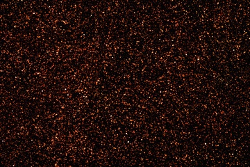 Abstract red brown galaxy space background. Starry night sky. Photo can be used for Christmas, New Year and all celebrations background concepts.