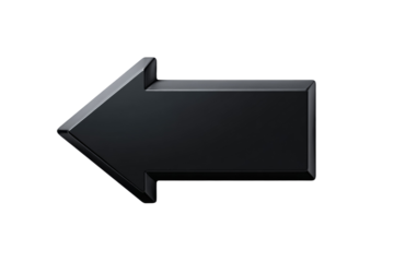 A black arrow pointing to the left