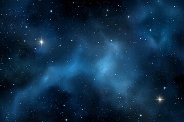 Fototapeta premium Stunning cosmic starfield with nebula clouds in deep space