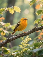 Obraz premium The eastern yellow robin