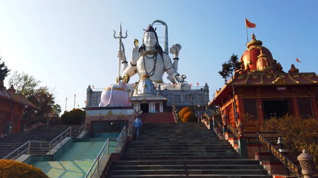 devotional lord shiva temple in sikkim HD