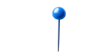 Blue Push Pin Design