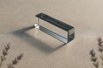 Buy clear glass block rectangle prism for home decor and architectural design elements online now cheap sale