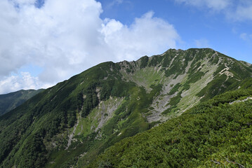 Climbing Mount Senjogatake Yamanashi, Japan