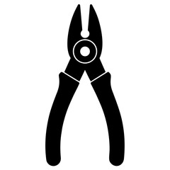 Plier Icon Vector High-Quality Tool Illustrations for Industrial and DIY Projects