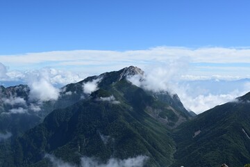 Climbing Mount Senjogatake Yamanashi, Japan