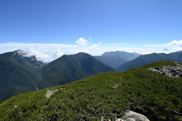Climbing Mount Senjogatake Yamanashi, Japan