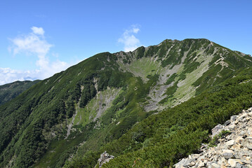 Climbing Mount Senjogatake Yamanashi, Japan