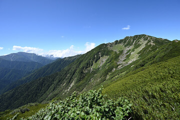 Climbing Mount Senjogatake Yamanashi, Japan
