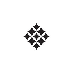 Generative AI logo icon with star and square icon. Artificial intelligence and Machine learning sign icon. Tools for generate from the text. Icon element for app and web.