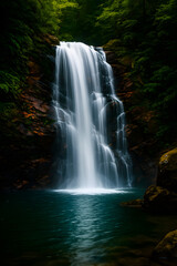 Fototapeta premium waterfall in the forest