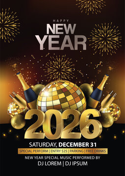 happy new year poster