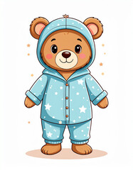 Fototapeta premium little girl with teddy bear
