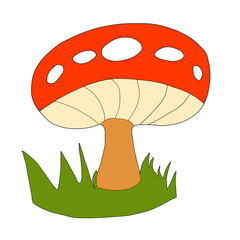 mushroom cartoon