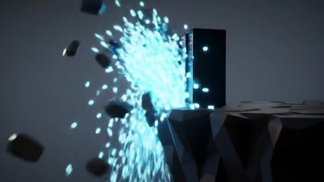 Data tides crashing over broken server cliff