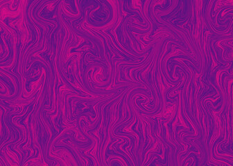 Neon Pink and Purple Marble Swirl Abstract Texture Background