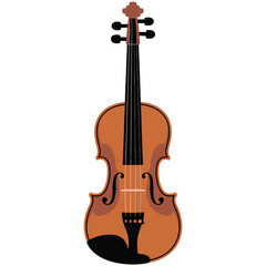 Fototapeta premium violin isolated on white