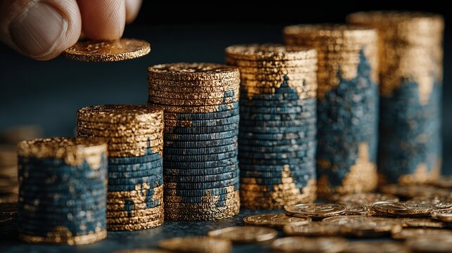 Futuristic financial planning center offering holographic investment portfolio displays for elderly clients, combining advanced wealth management technology with longevity focused advisory services.