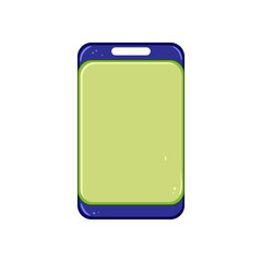 versatile plastic cutting board cartoon vector illustration