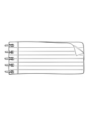 Hand Drawn Paper Notebook Background, Text Overlay, Printable Art
