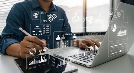 Team Collaboration with Digital Data Overlay