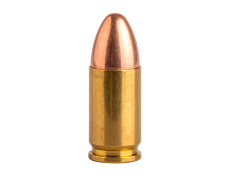  Close-Up Copper Hollow Point Bullet with Detailed Tip Design PNG