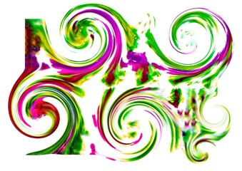 Vivid Energy Swirls – Abstract Color Burst