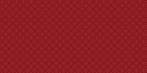 Chinese seamless pattern traditional style collection or japanese poster oriental geometric festive ornament for lunar Chinese new year decoration in Red and golden abstract asian  Vintage  background